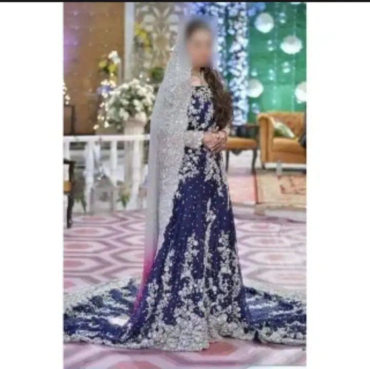 Bridal Chiffon Embroidery Maxi For Women