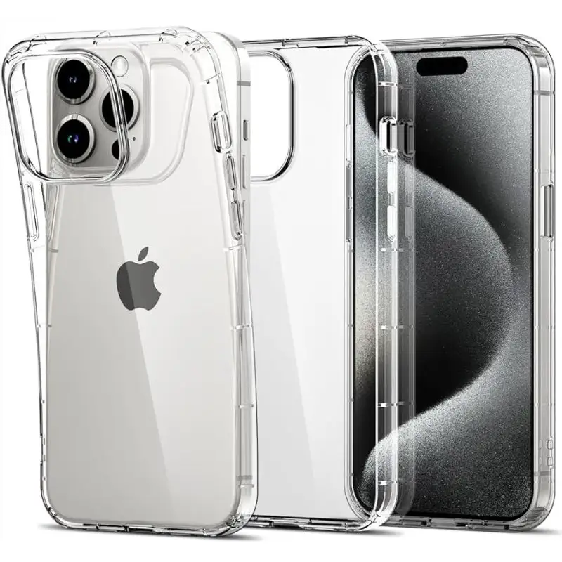 iPhone 15 Pro Max Eouro Transparent Back Case