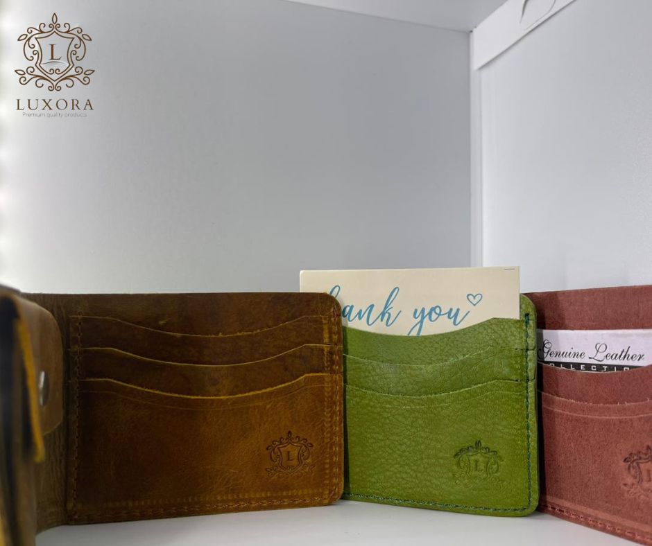 Imported Luxora pure cow leather craze horse style men wallet