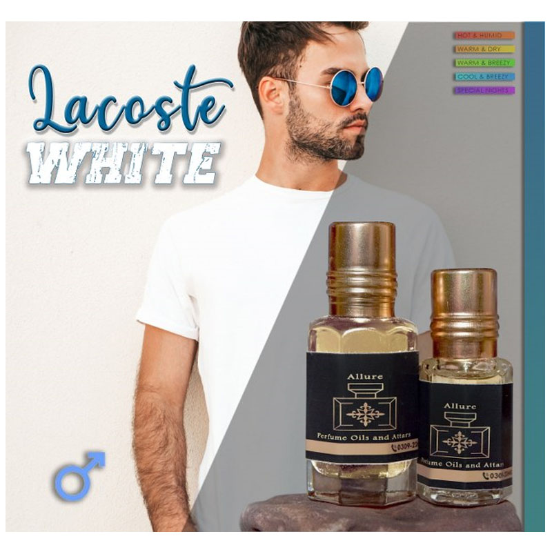 lacoste white Attar By Allure 6ml