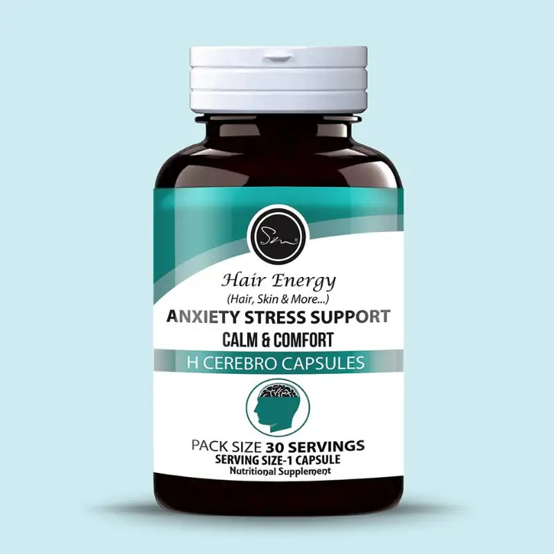 Hair Energy ANXIETY, STRESS SUPPORT CALM & COMFORT H CEREBRO CAPSULES