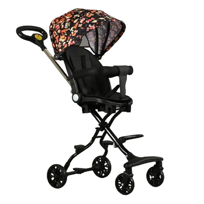 One Key Folding Baby Stroller