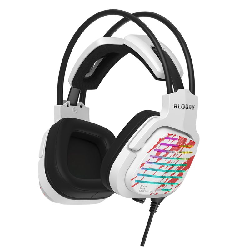 Bloody G565 White Virtual Surround Sound EnergyGaming Headset
