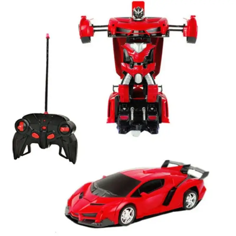 Remote Controlled Lamborghini Transformer Sports Car - (Red)