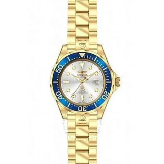 Invicta Grand Diver Automatic Silver Dial Men's Watch 13872