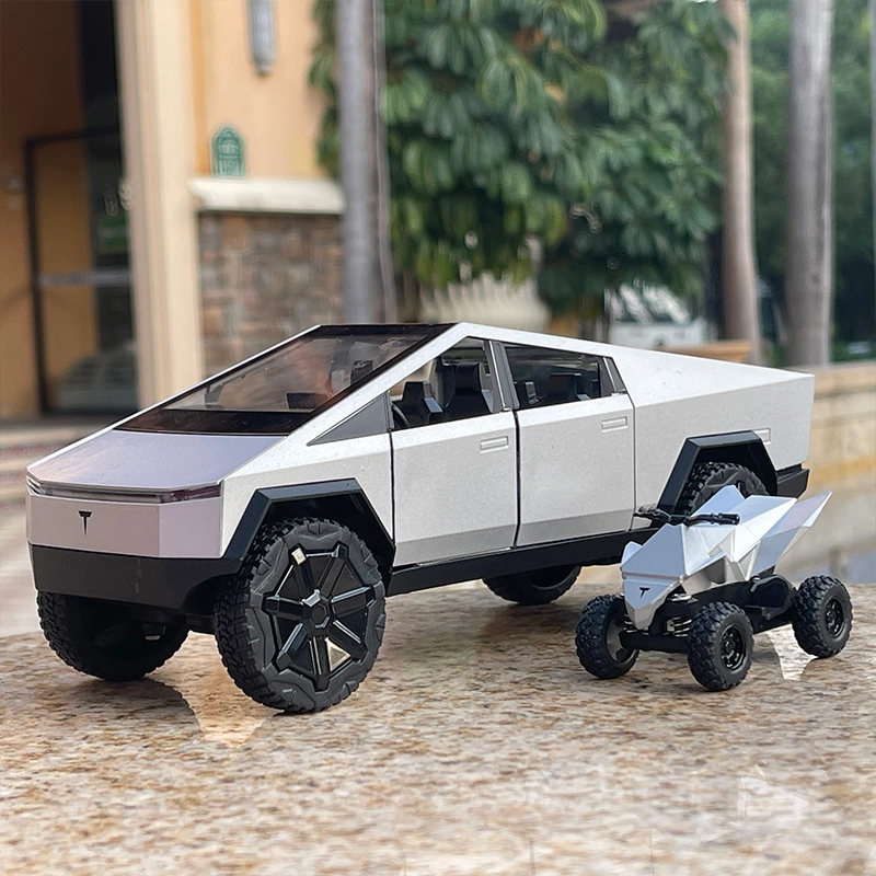 1:24 Scale Tesla Cybertruck With Bike