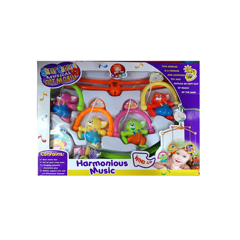 Sweet Cuddles Baby Musical Cot Mobile for Bed with Harmonious Music