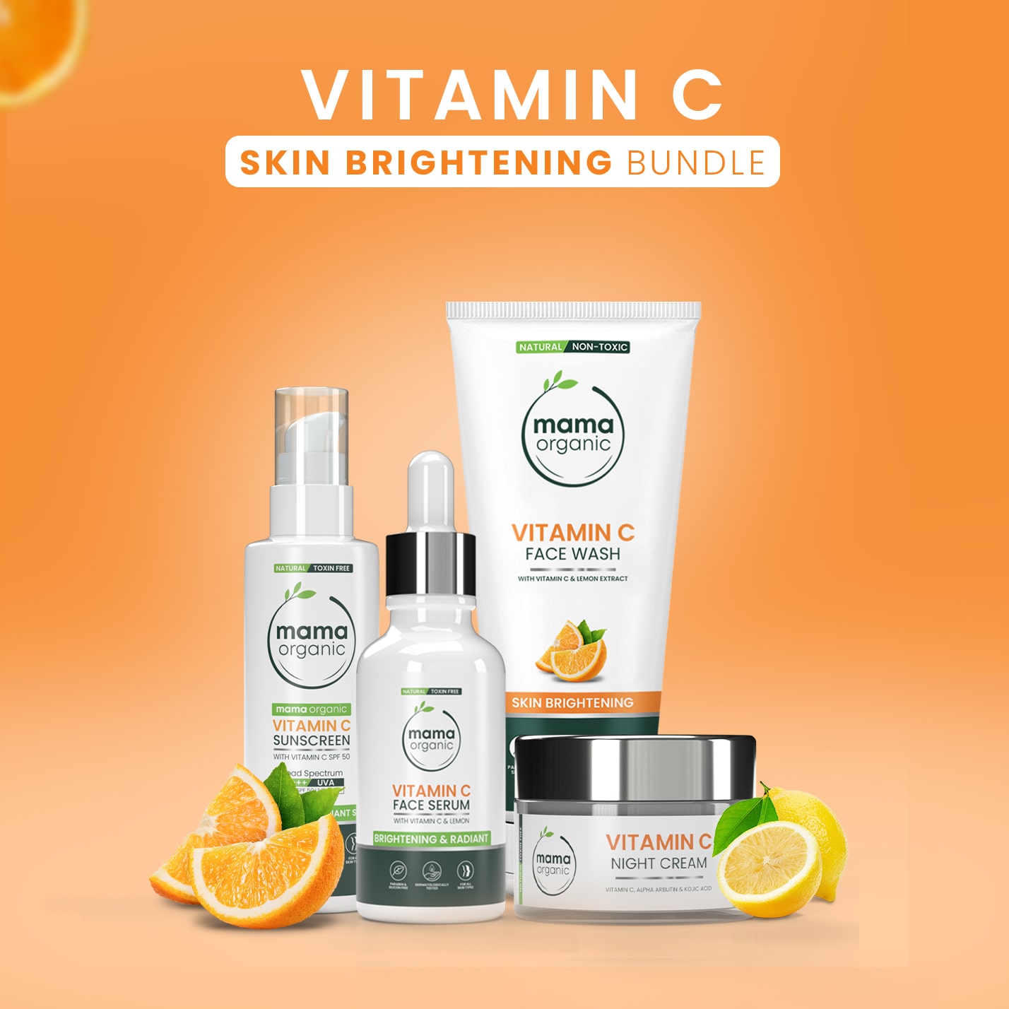Vitamin C Skin Brightening Bundle - Natural & Non Toxic