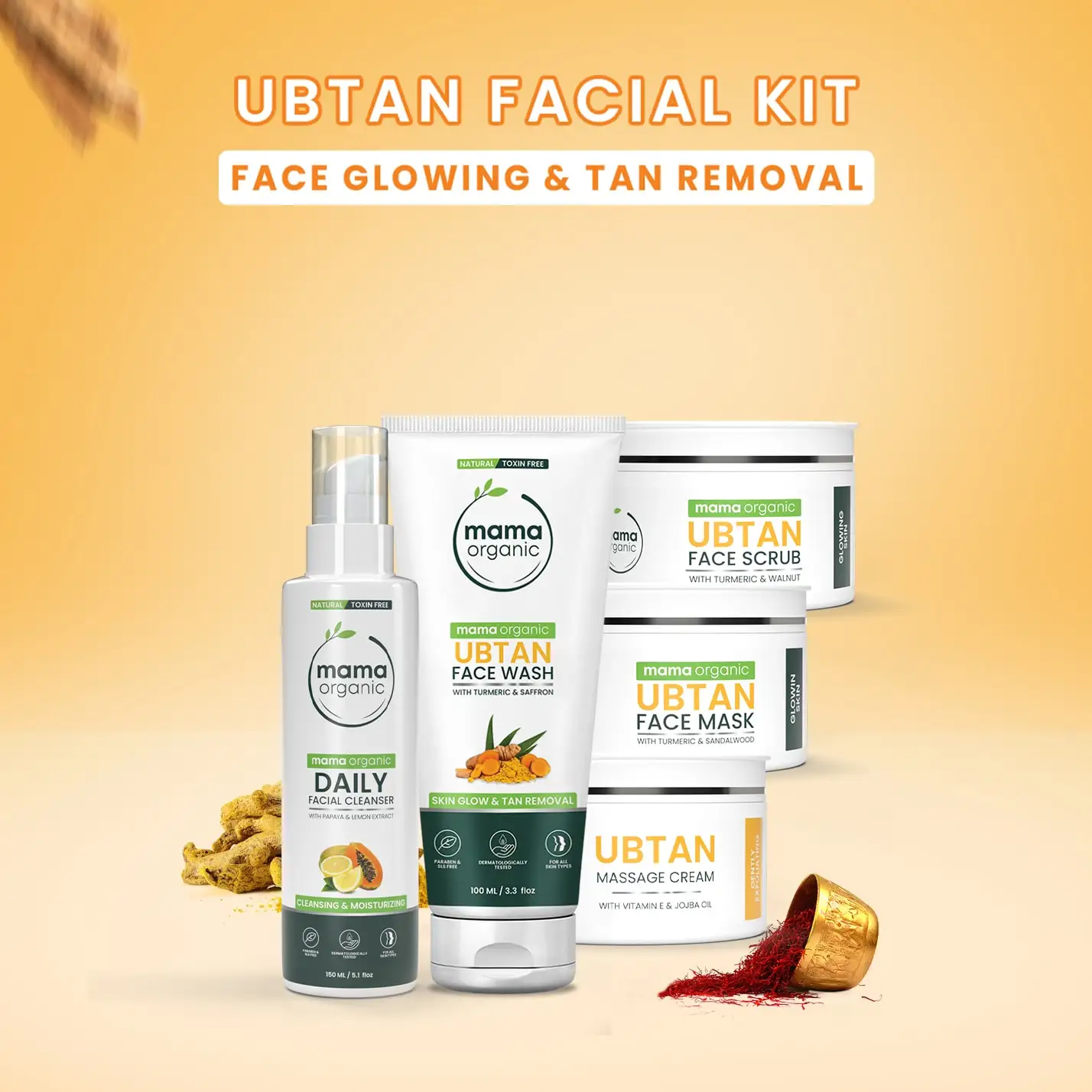 Ubtan Facial Kit - Natural & Non Toxic