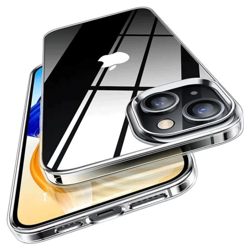 Torras Crystal Clear Series Phone Case for iPhone 14 Plus 6.7 Inch – Clear
