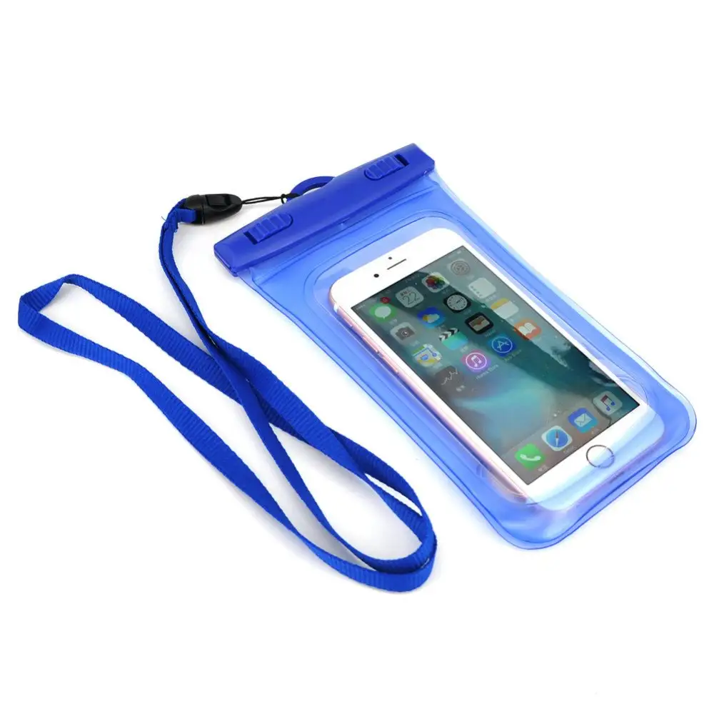 Underwater Waterproof Rainproof Mobile Case PVC Bag Transparent Touch Screen 1pc