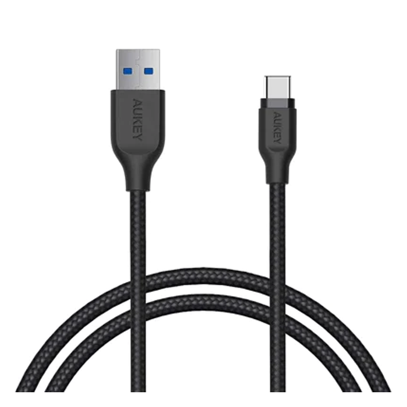 Aukey CB-AC1 Braided Nylon USB 3.1 Gen 1 A to C Cable (3.95ft)