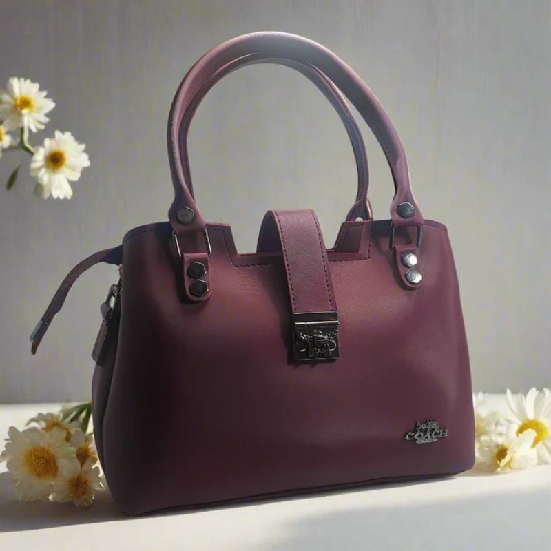 Elegant Maroon Handbag For Women's