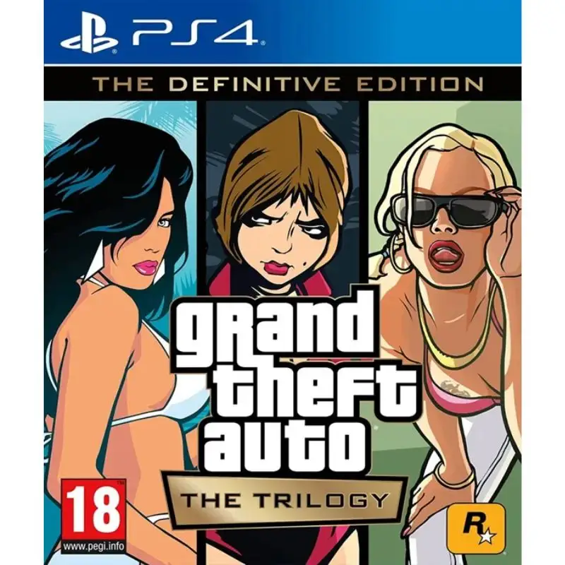 Grand Theft Auto: The Trilogy – The Definitive Edition Game For PS4