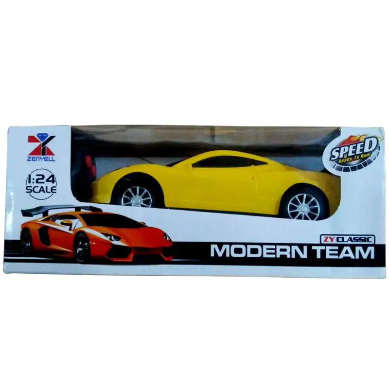 RC Ferrari Car - Yellow (Small)