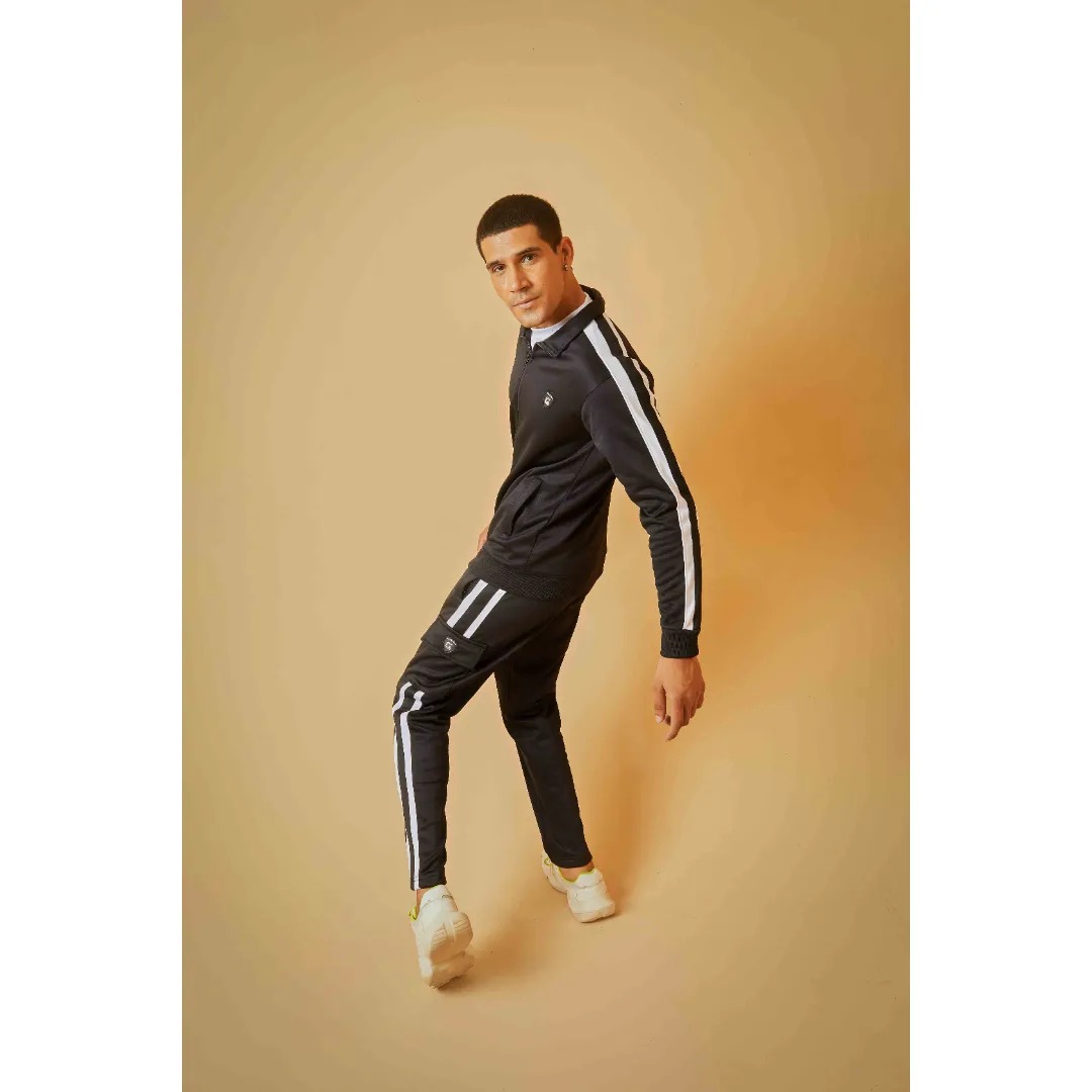 Gambluss Cargo Sports Tracksuit-Black