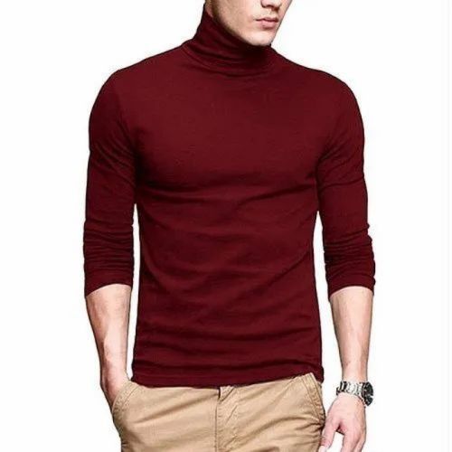 Aesthetic Gen Basic Maroon High Neck 2XL/3XL
