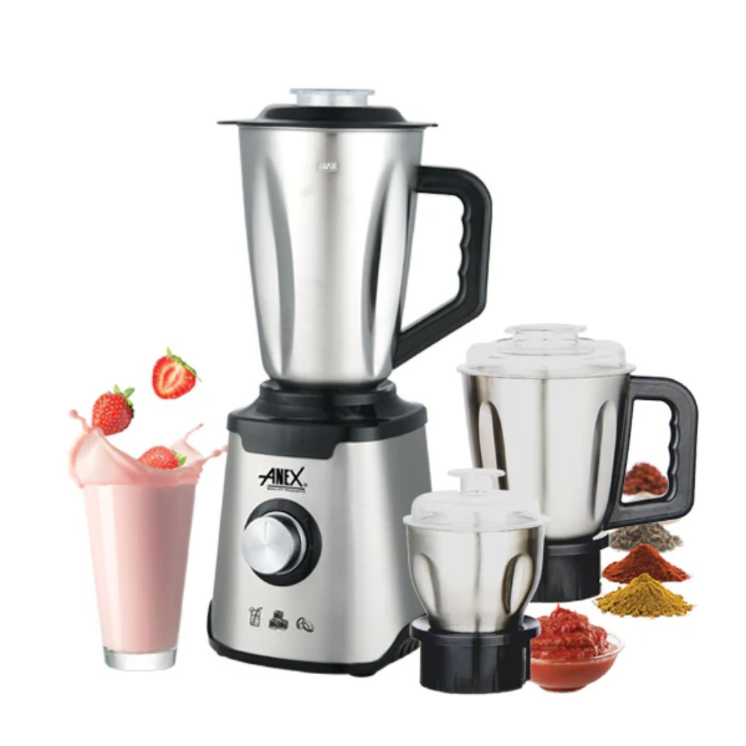 Anex Ag-6133 SS Deluxe Blender & Grinder With Official Warranty