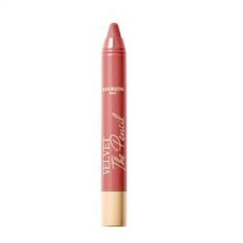 Bourjois - Lipstick and lip liner 2 in 1 Velvet The Pencil - 04: Less Is Brown