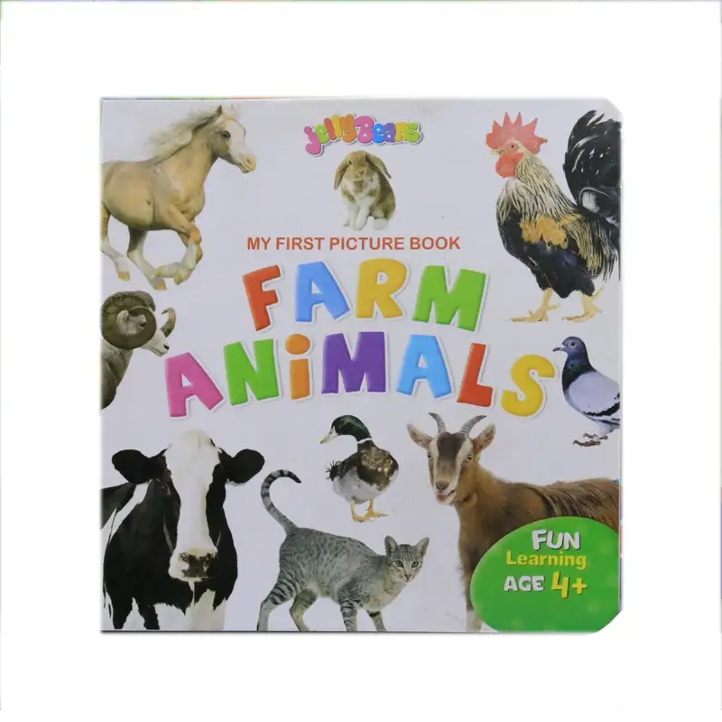 My First Picture Learning Book - Farm Animals For Kids