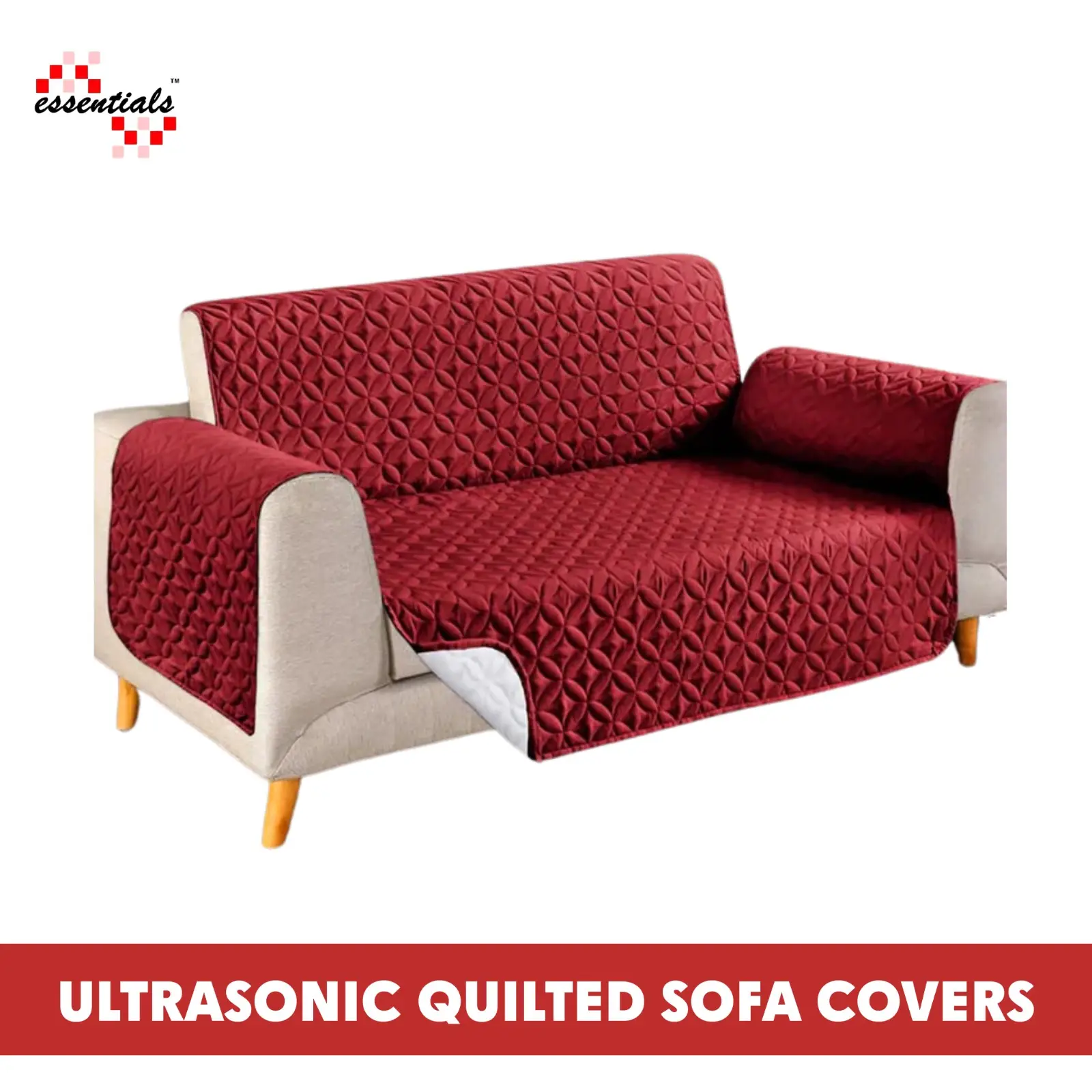 Ultrasonic Quilted 5-Seater Sofa Covers - Set of 5 Colors, Durable and Stylish Couch Protectors for Living Room