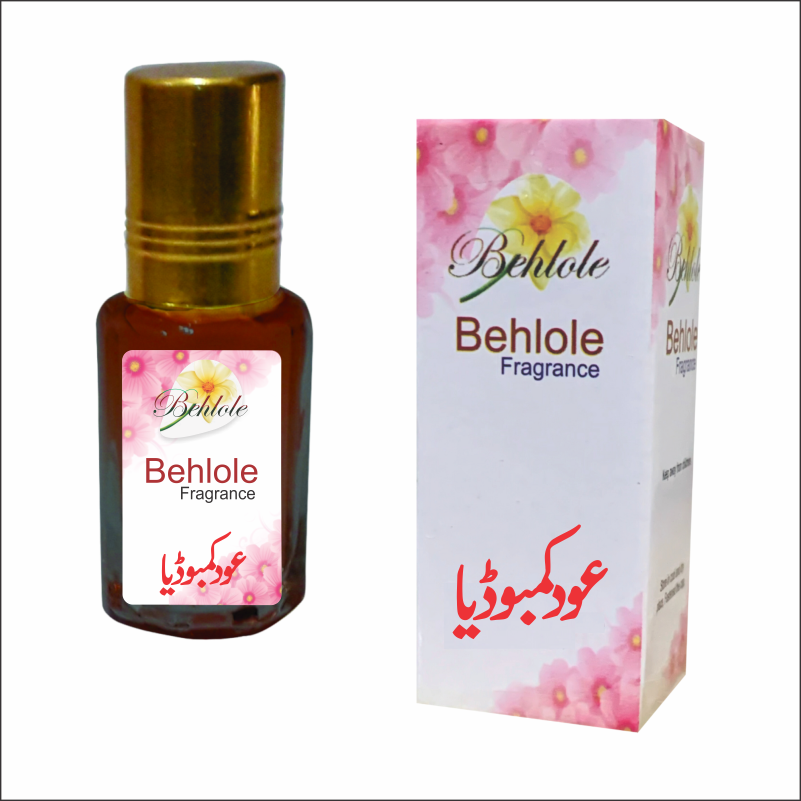 Attar Oudh Kambodia 6 ml - Alcohol free Attar - Original attar By Behlole