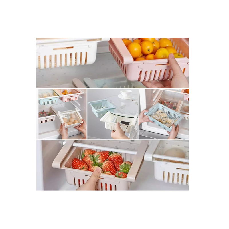 Multipurpose Stretchable Fridge Organizer