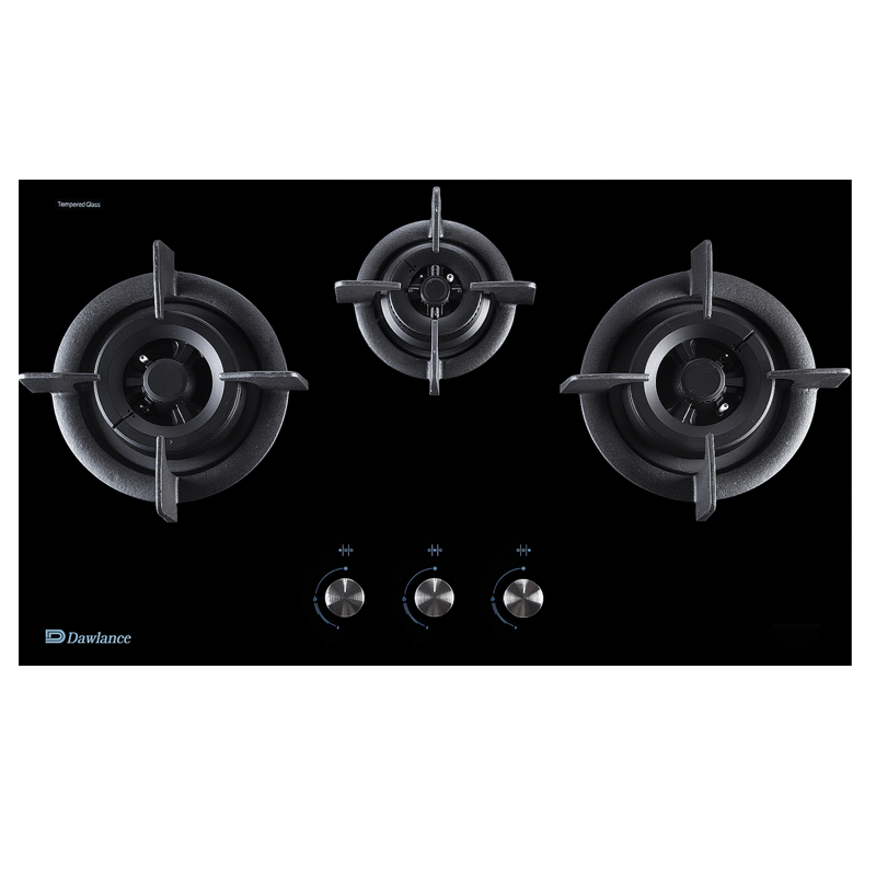 Dawlance DHG 390 BN A Series 3 Burner Gas Hob Stove With Official Warranty