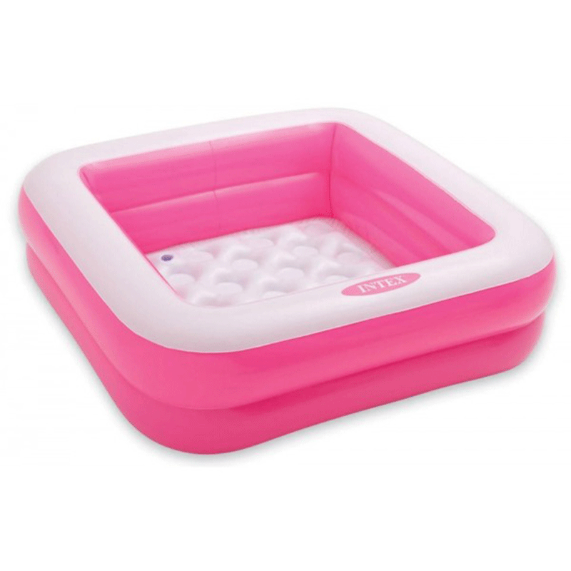 Intex - Double Layer Square Inflatable Play Box Child Pool (85 x 85 x 23 cm) - 57100