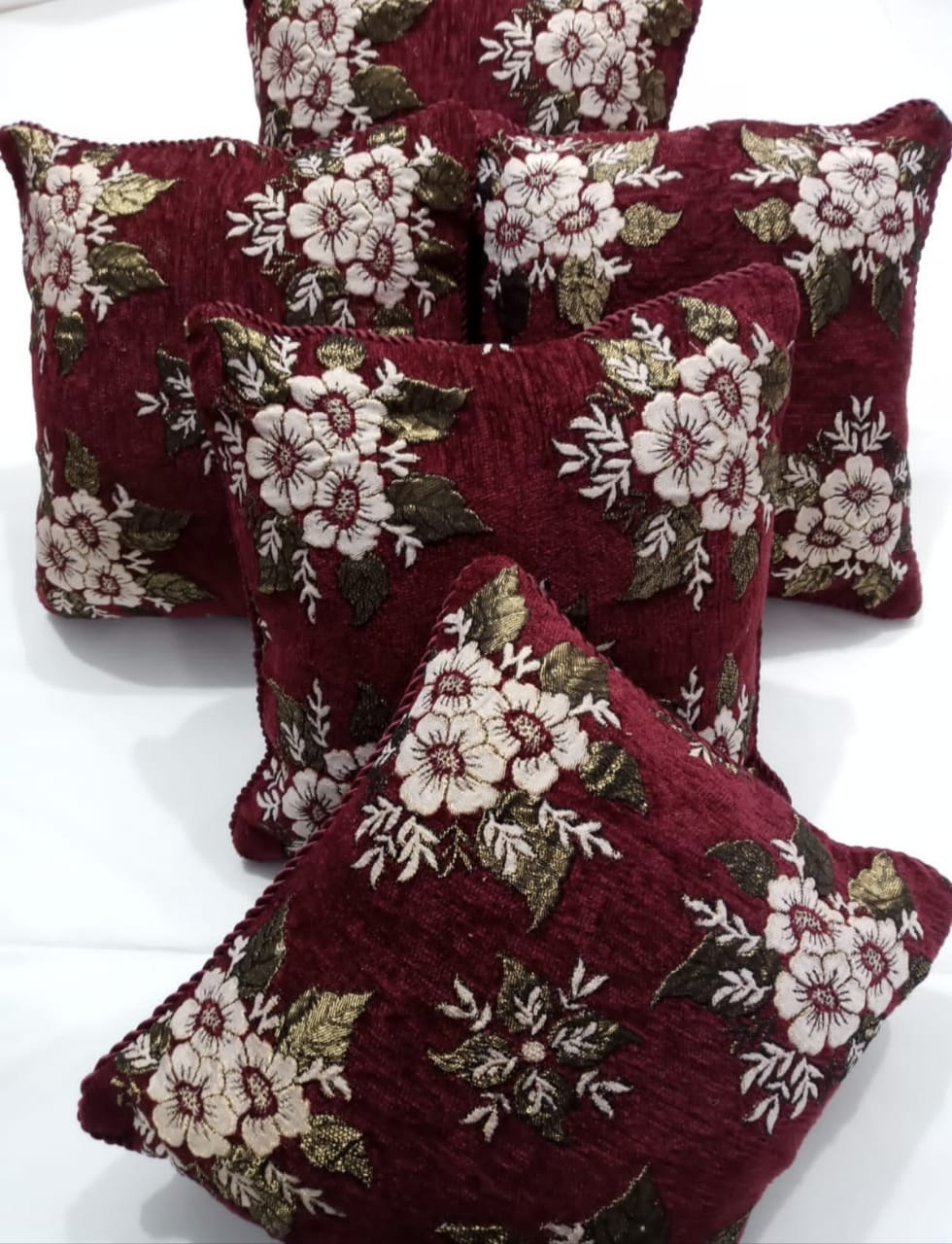 Velvet Cushion Covers | 5pcs Set | JC-01