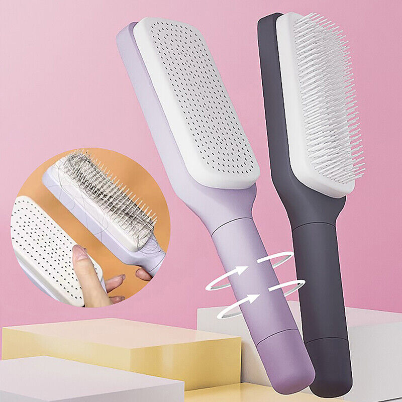Portable Self Cleaning Hair Comb