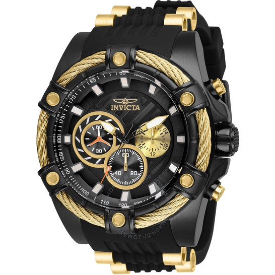 Invicta Bolt Chronograph Quartz Black Dial Men's Watch 28015