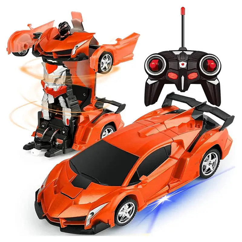 RC 2 In 1 Transformer Deformation Robot Lamborghini Car