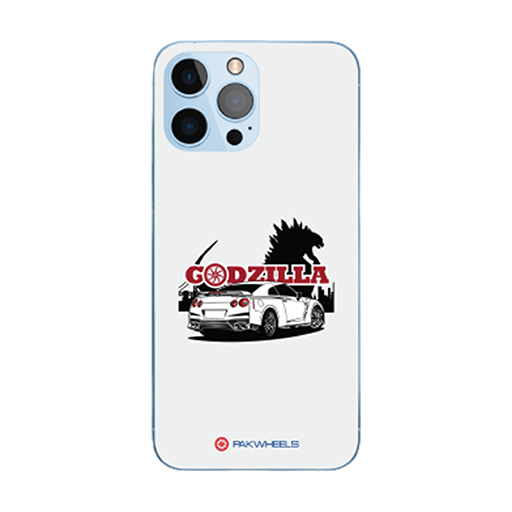 Customized Mobile Case for Apple iPhones (Gozdilla-white Design - PW)