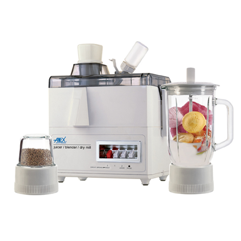 Anex AG-176GL 3 in 1 Juicer Blender & Grinder With OffIicial Warranty