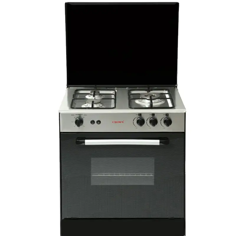 Crown 27M Cooking Range 3 Burner 27Inch – Tamchini Black With Official Warranty