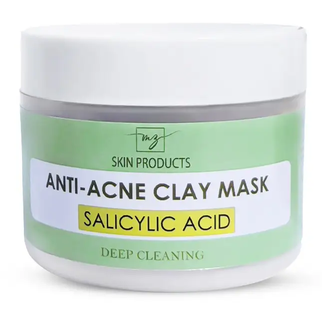 ANTI-ACNE CLAY MASK SALICYLIC ACID WITH BRUSH – 200 G