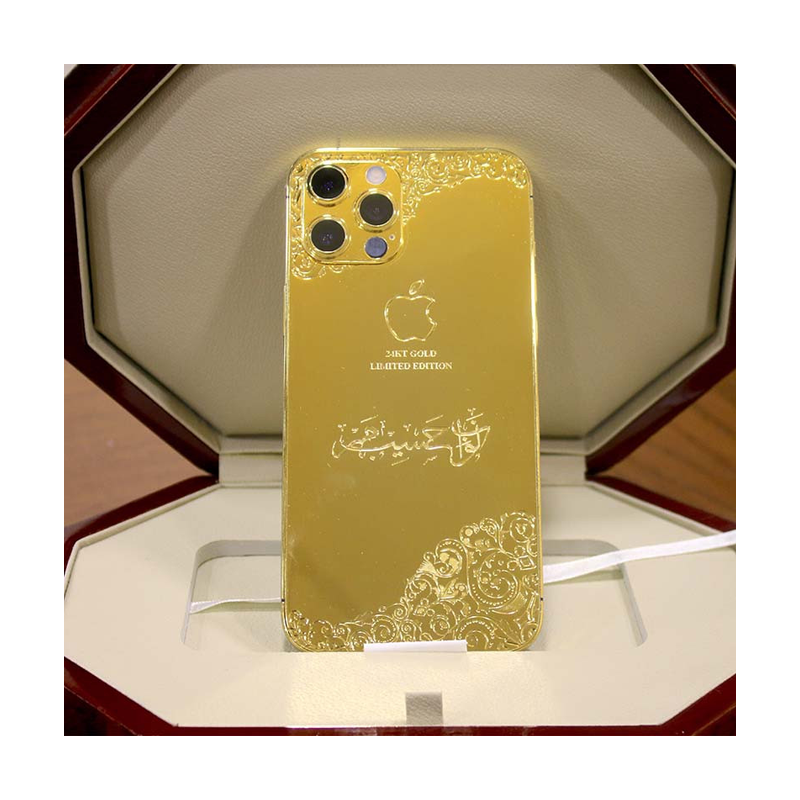 Apple iPhone 13 Pro Max 24kt Gold Plated - PTA Approved (With Authentication Certificate)