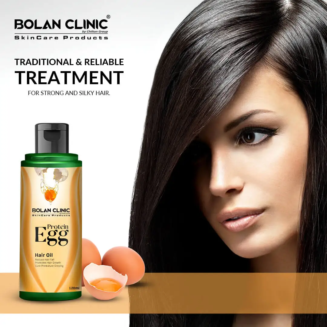 Egg Oil - Hydrates Hair, Prevents Premature Greying, And Removes Frizz To Give You Smooth Silky Strong Hair!