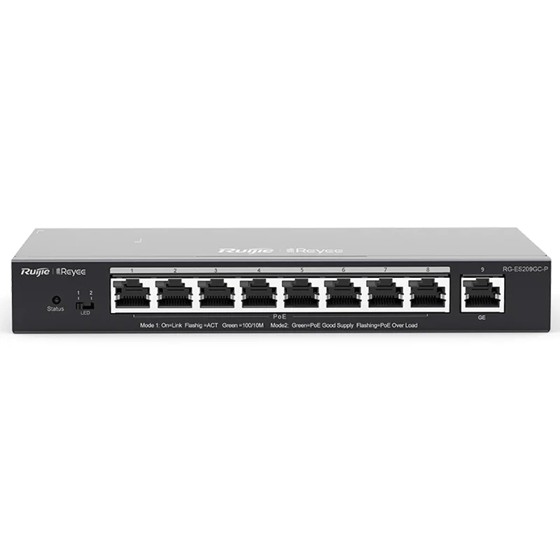 Ruijie RG-ES209GC-P 9-Port Gigabit Smart Cloud Mananged POE Switch
