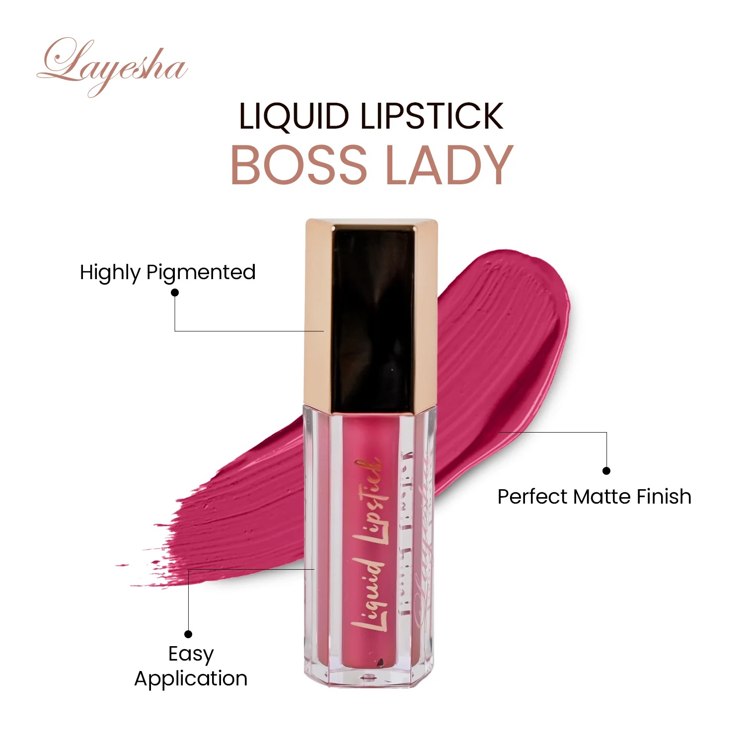 Layesha Boss  Lady Liquid  Lipstick
