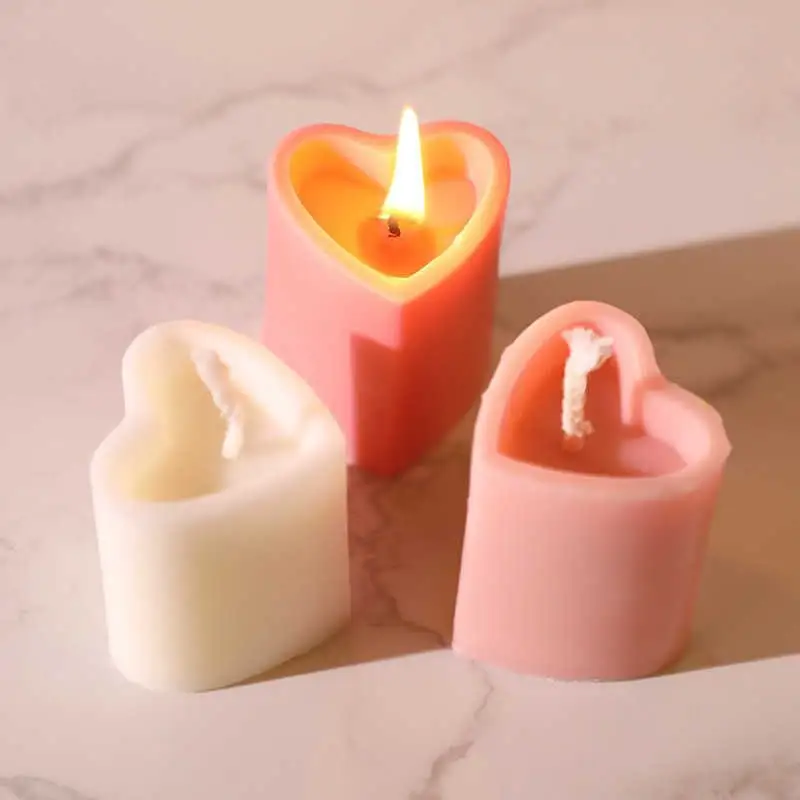 CANDLES CITY -- AESTHETIC HEART CANDLE (01 PC)