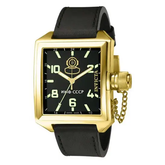 Invicta Men's Signature Collection Russian Diver GMT 18kt Gold-plated Men's Watch