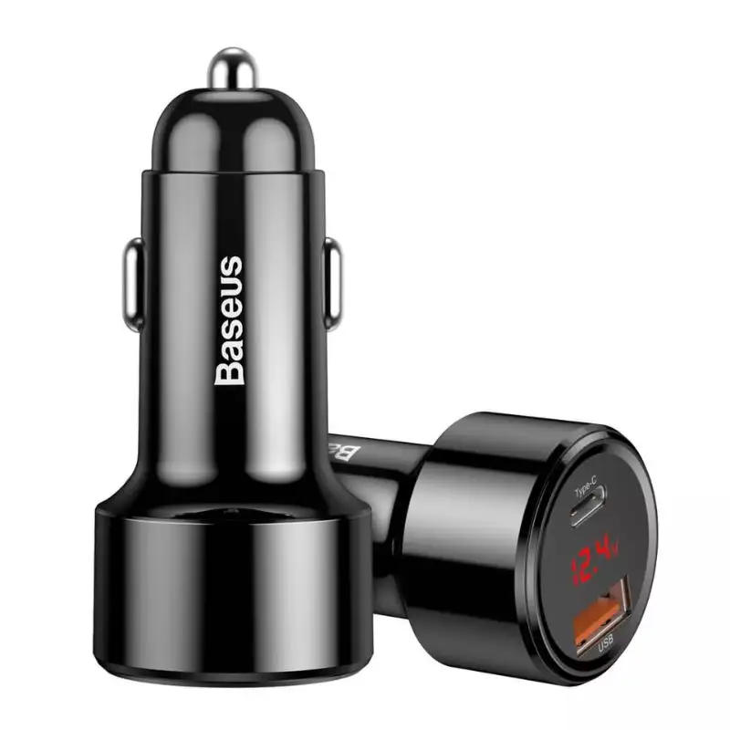 Baseus PPS digital display (PD+QC) Intelligent dual quick  charging 45W - Black