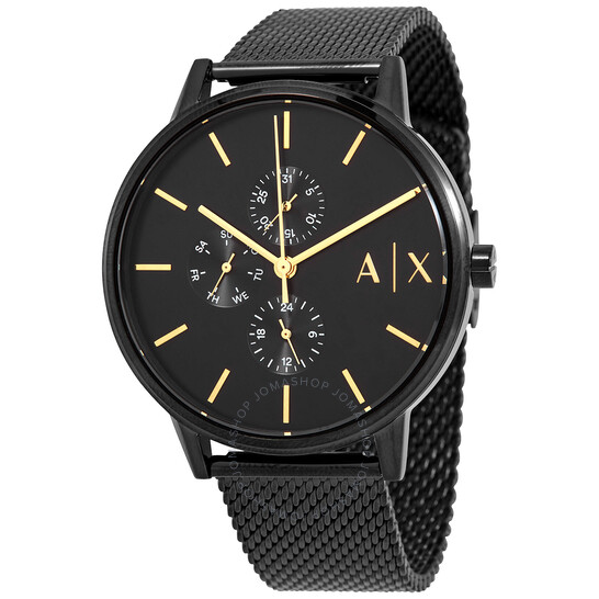 Armani Exchange Cayde Chronograph Quartz Black Dial Men's Watch
