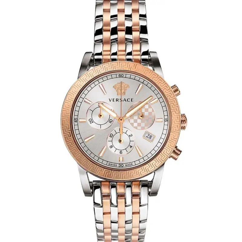 Versace VELT00319 Men’s Quartz Swiss Made Stainless Steel White Dial 40mm Watch