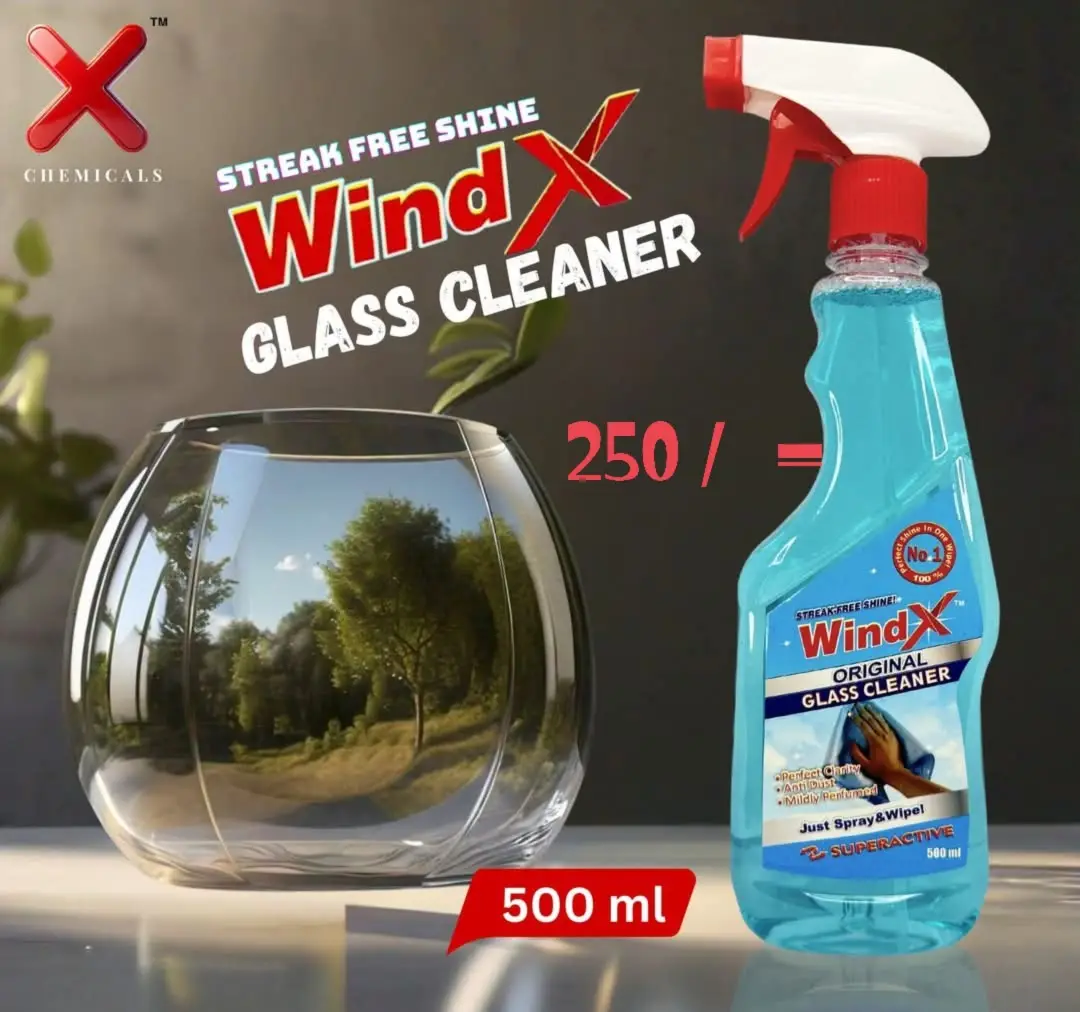 Wind-X Ultra Glass Cleaner - Streak-Free Shine, Powerful Dirt Removal, Safe for All Glass Surfaces