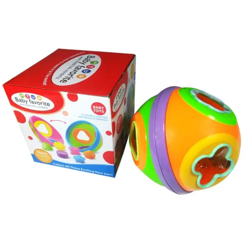 Plastic Shape Sorting Ball for Toddlers