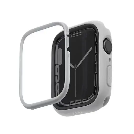 Uniq Moduo Tough Modular Case for Apple Watch Series 1-8 & SE/SE2 49/45/44MM – Chalk (Stone Grey)