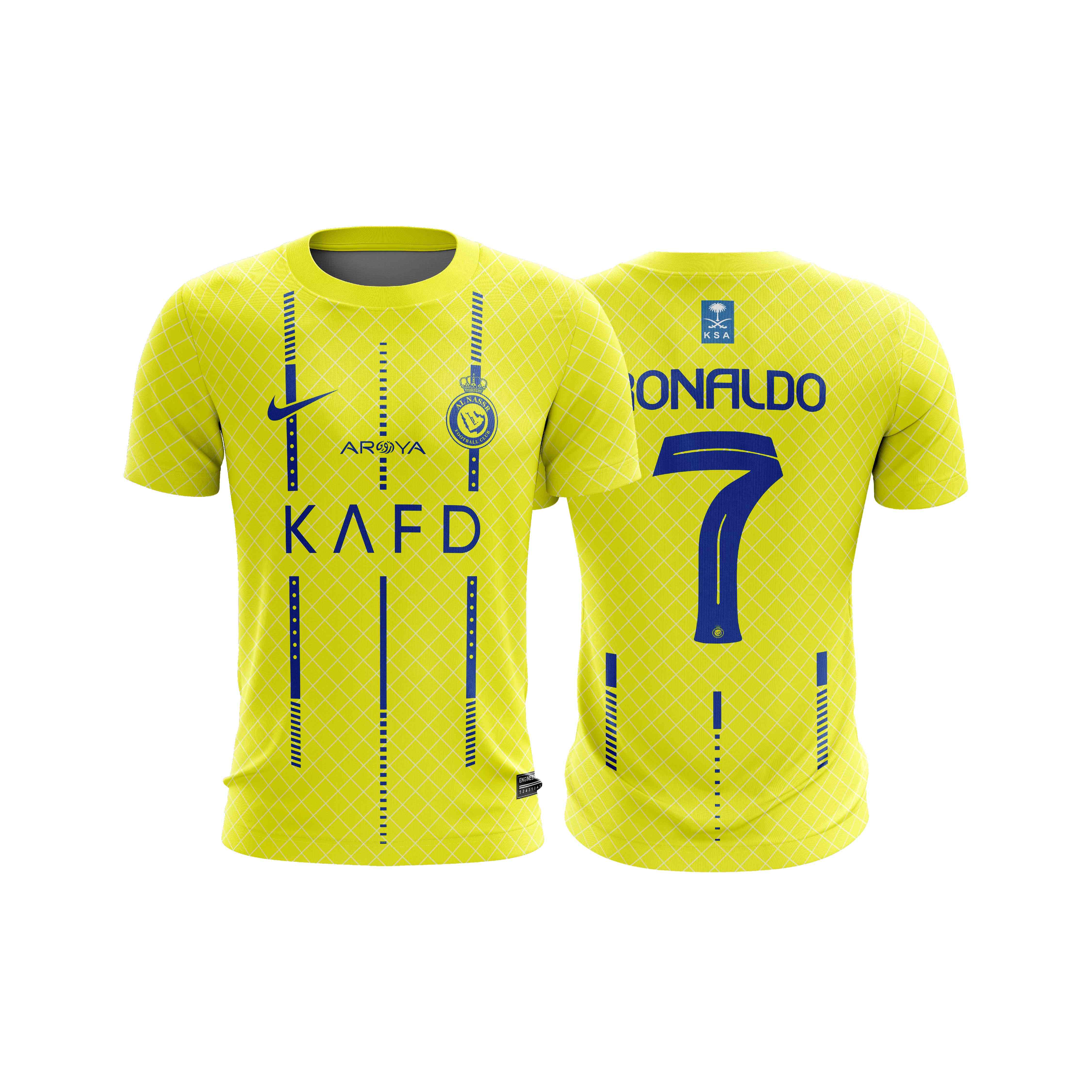 Al Nassr Football Team 2023-2024 New Kits